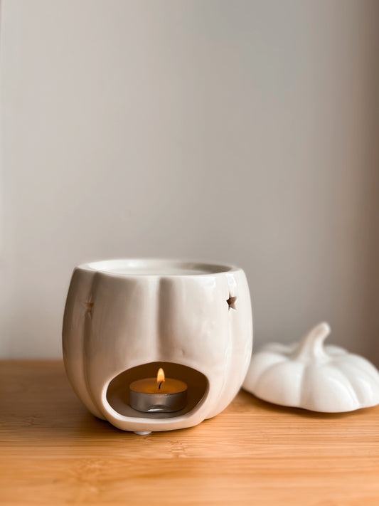 Pumpkin wax burner