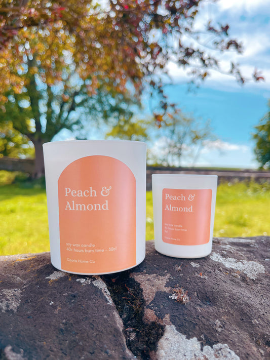 Peach & Almond Candle